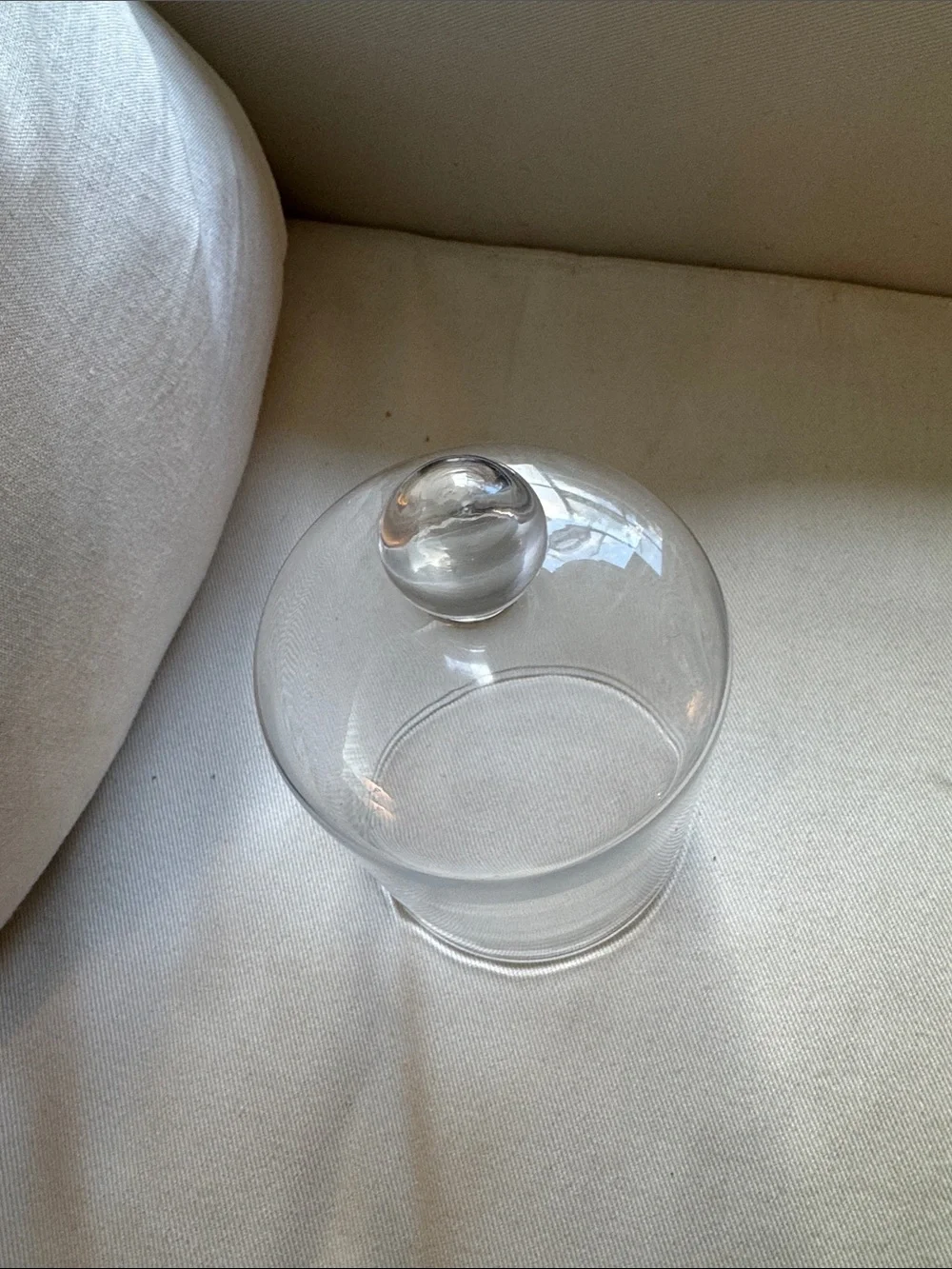 Crate and Barrel Candle Cloche